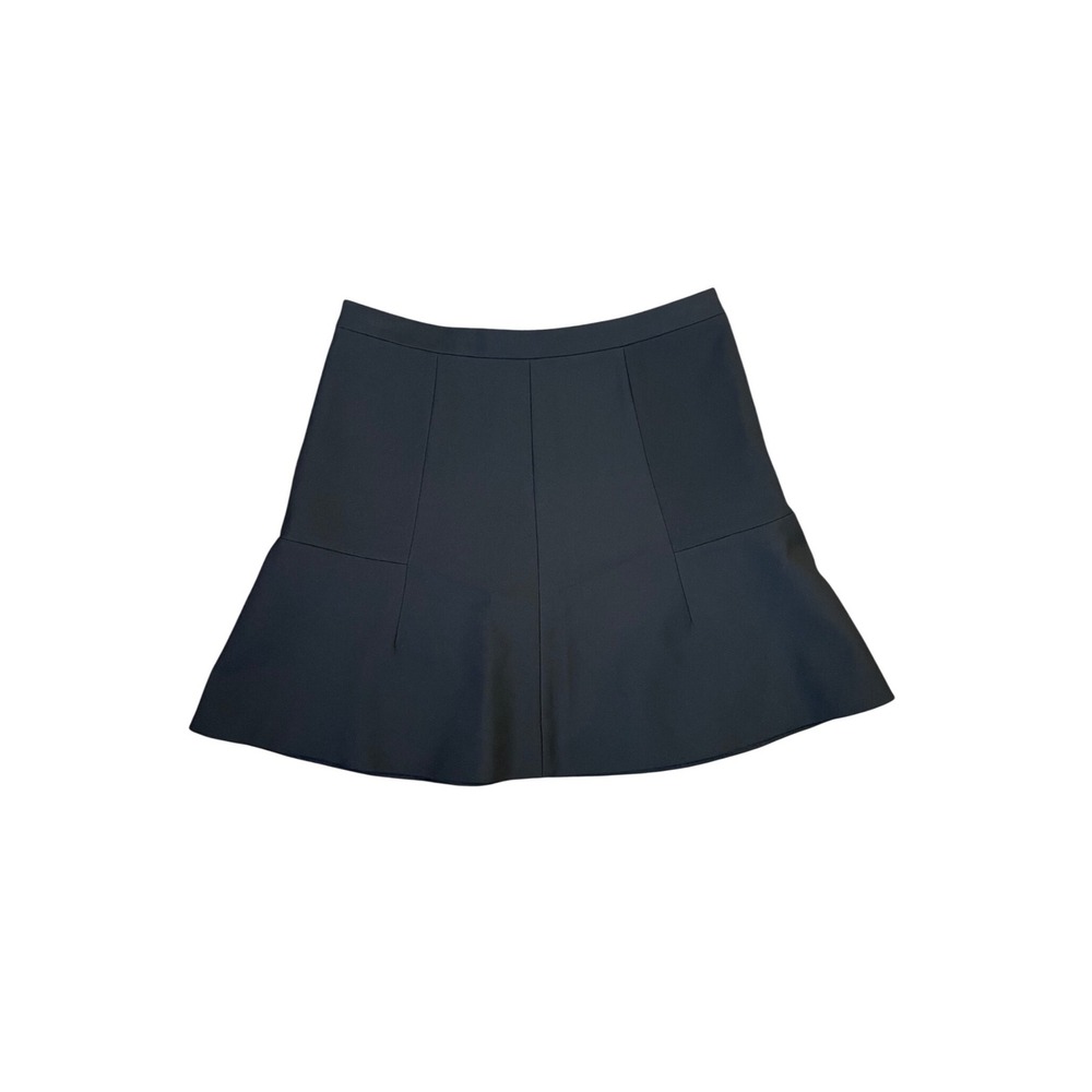 J.Crew Black Flared Seamed‎ Mini Skirt Size 2 Style 03394 HO13 Professional